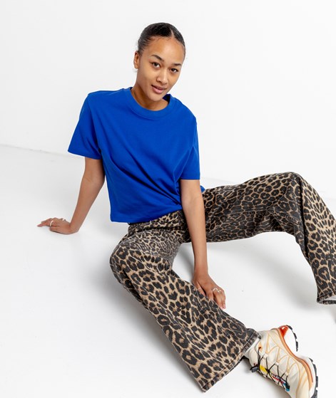 KAUF DICH GLÜCKLICH T-Shirt Royalblau aus Bio-Baumwolle