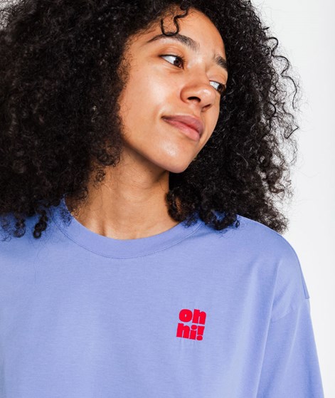 KAUF DICH GLÜCKLICH T-Shirt Oh Hi Hellblau aus Bio-Baumwolle
