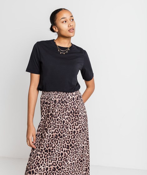 KAUF DICH GLÜCKLICH Basic-T-Shirt Schwarz aus Bio-Baumwolle