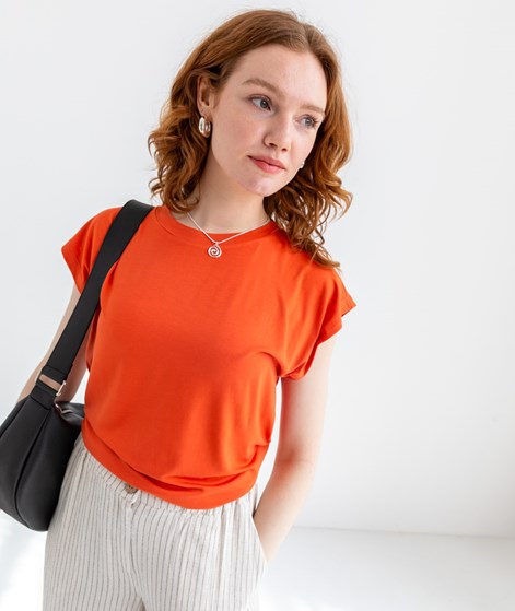 KAUF DICH GLÜCKLICH T-Shirt Orange aus LENZING&trade; ECOVERO&trade;