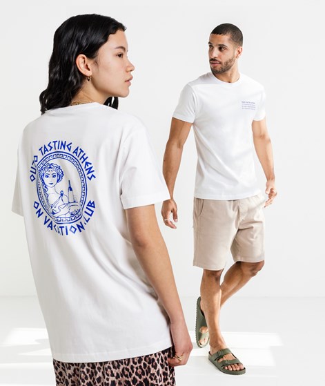 ON VACATION Ouzo Tasting T-Shirt Weiß